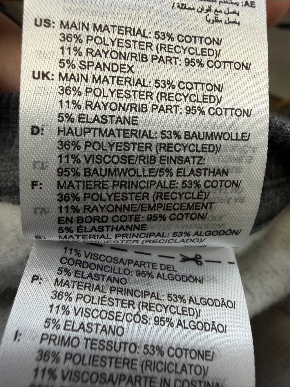 adidas Men’s Gray Crewneck Sweatshirt